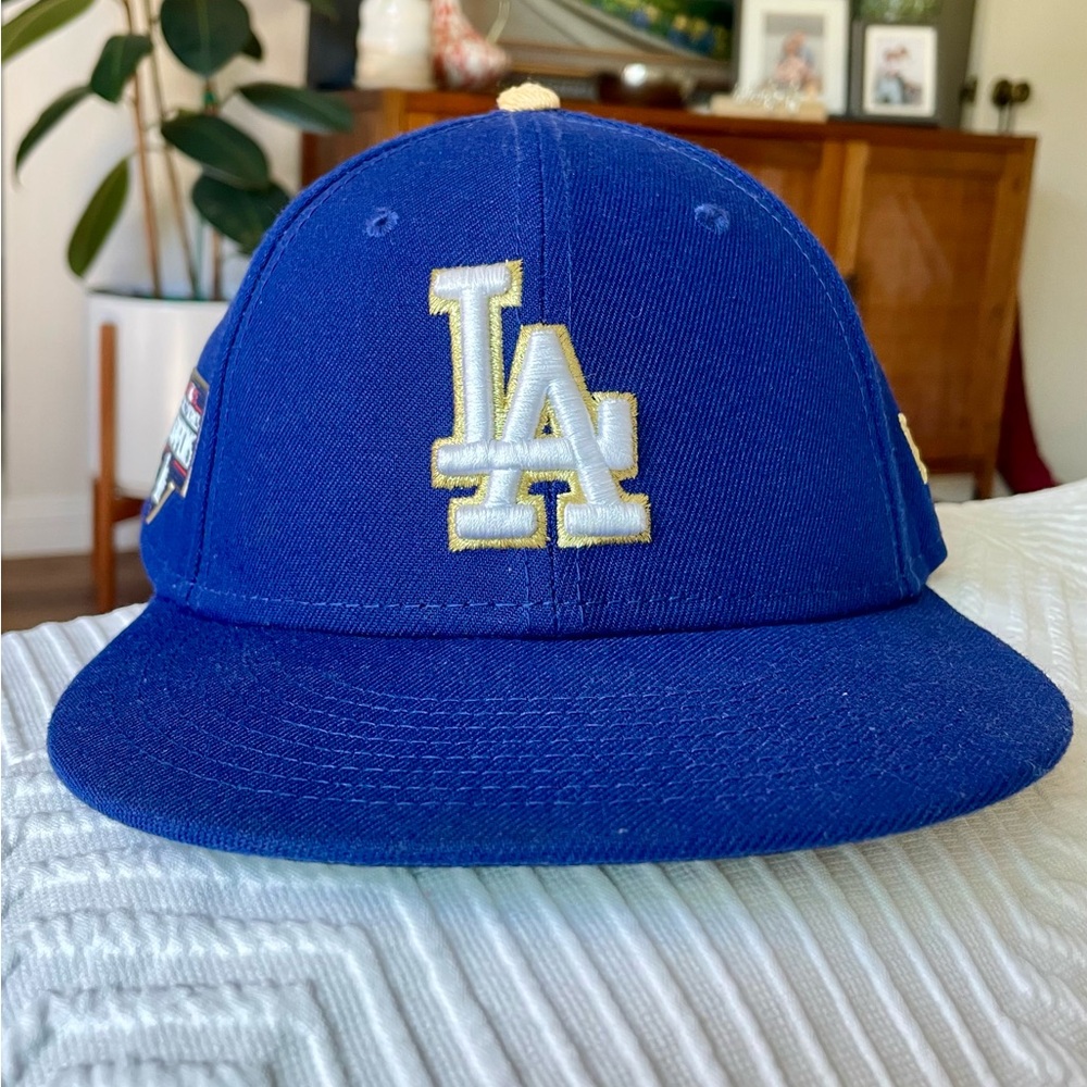 Low-Profile New Era 59Fifty LA Dodgers 2020 World Series Champions Hat - 7 3/8